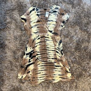 Tie-Dye Brown High-Low Tunic - Torrid